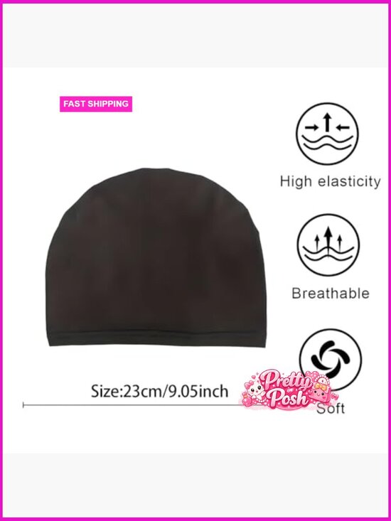 Satin Stretchy Pre-Tied Chemo Hat Set, 9-Piece Skull Cover Caps
